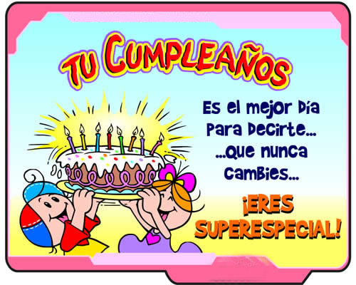 Re: Feliz cumpleaños